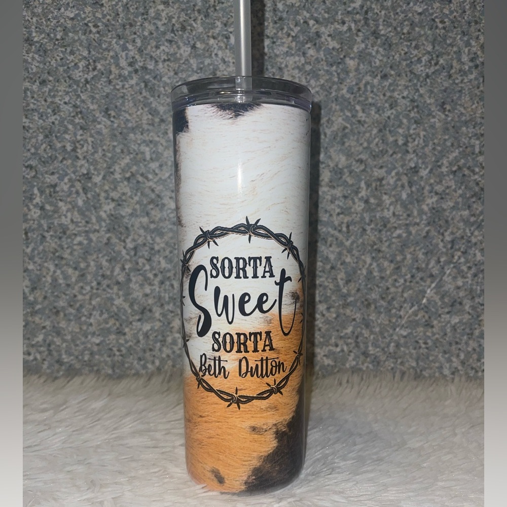 20 oz Stainless Steel Beth Dutton Yellowstone Tumbler